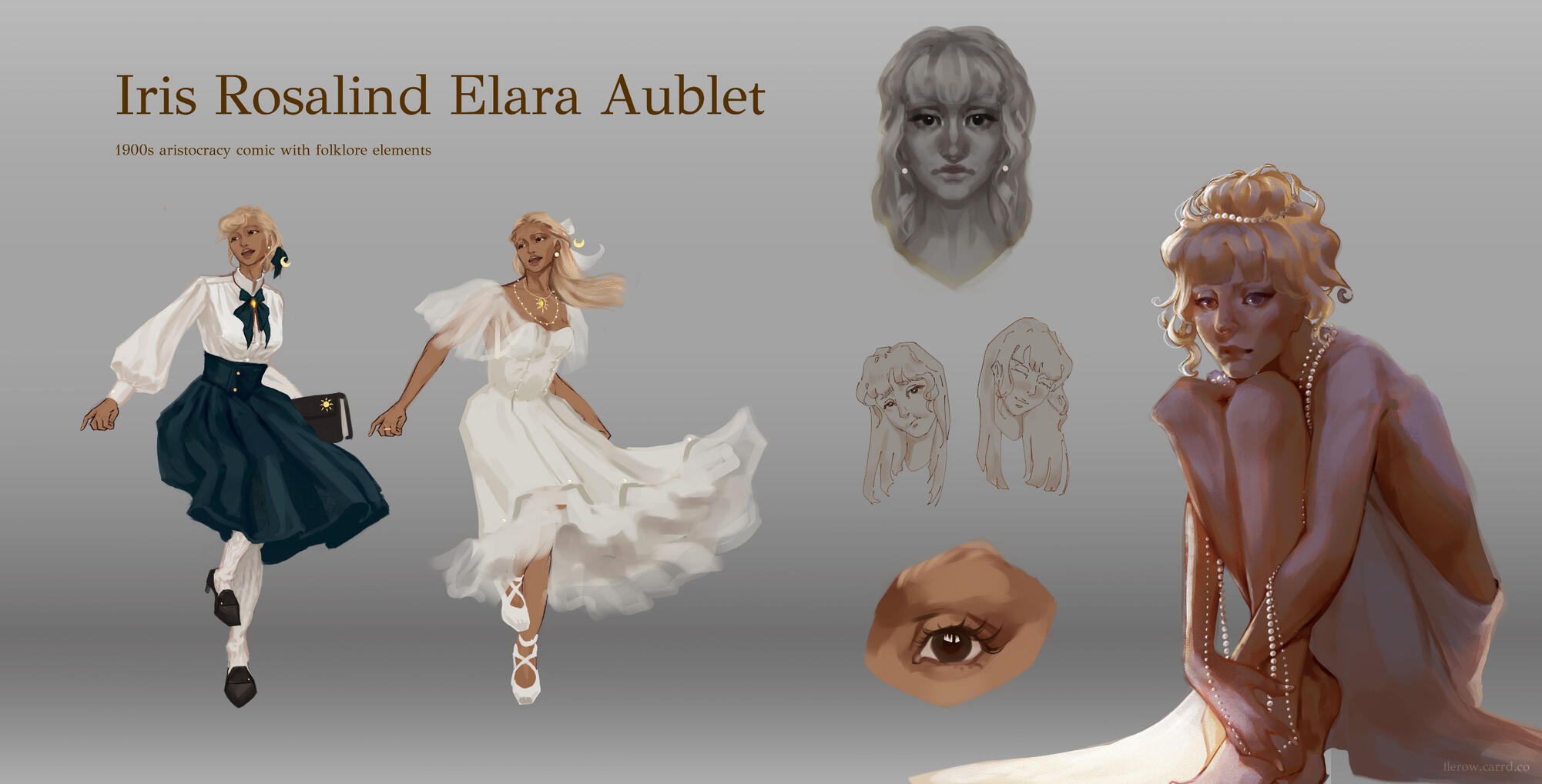 Iris - concept art for a comic based in 1900s eastern Europe