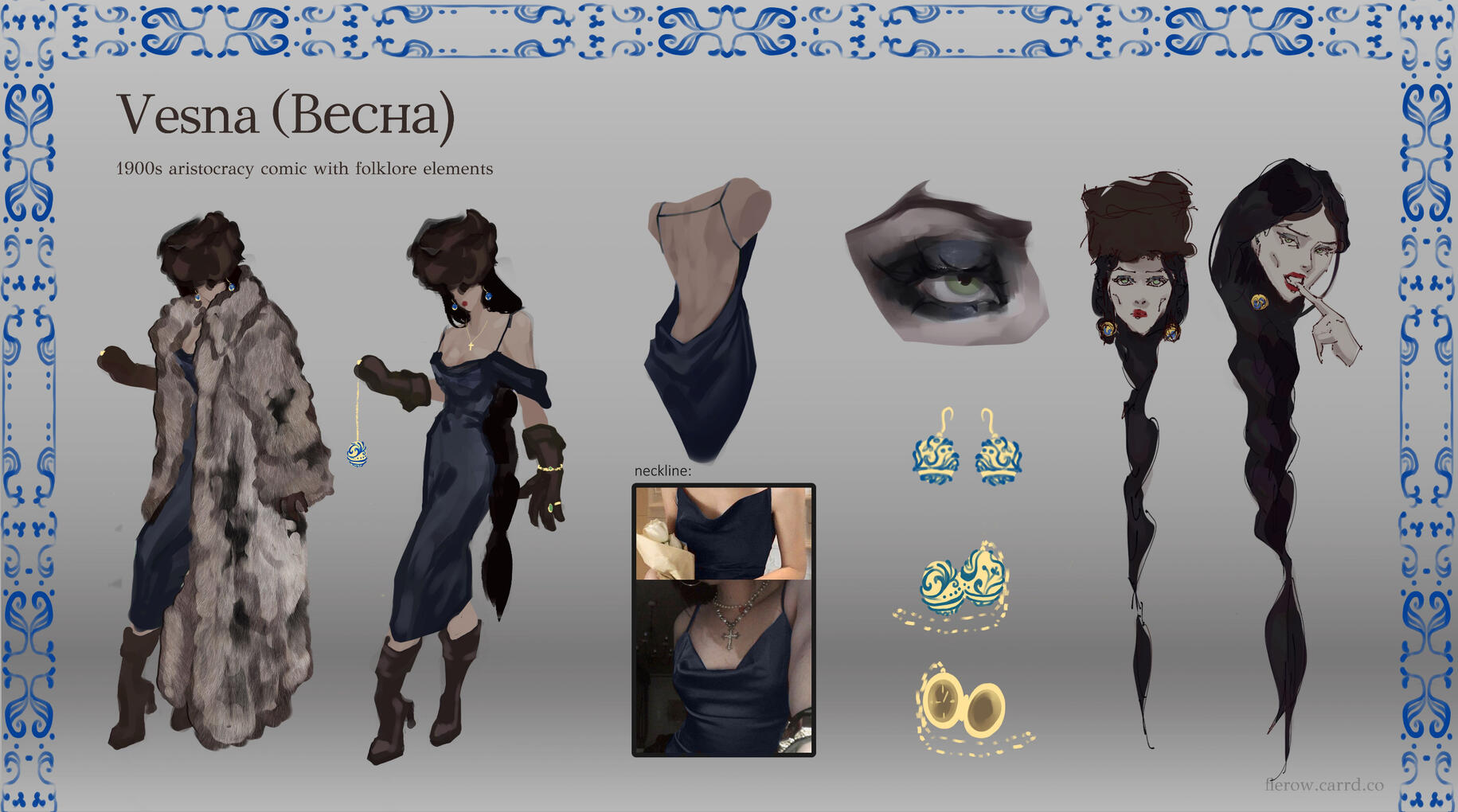 Vesna - concept art for a comic based in 1900s eastern Europe