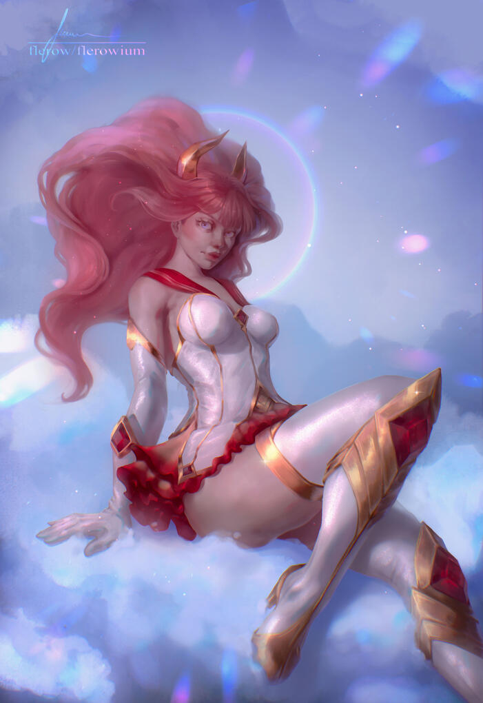 Mystic Archer Artemis SMITE fanart - commission work